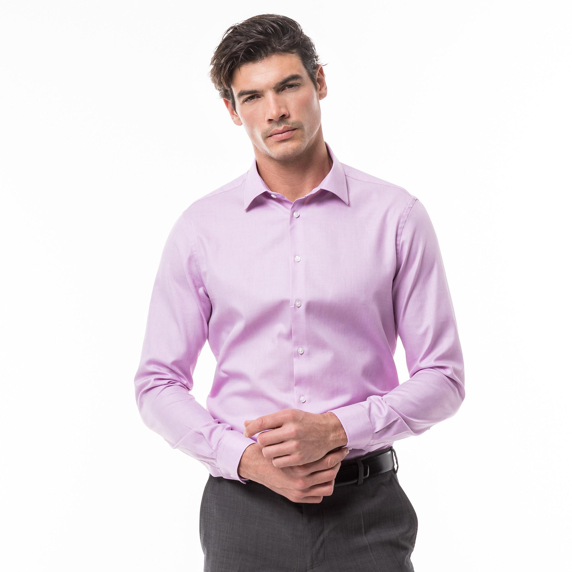 Manor Man  Camicia, body fit, maniche lunghe 