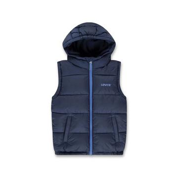 Gilet ouatiné, avec capuche