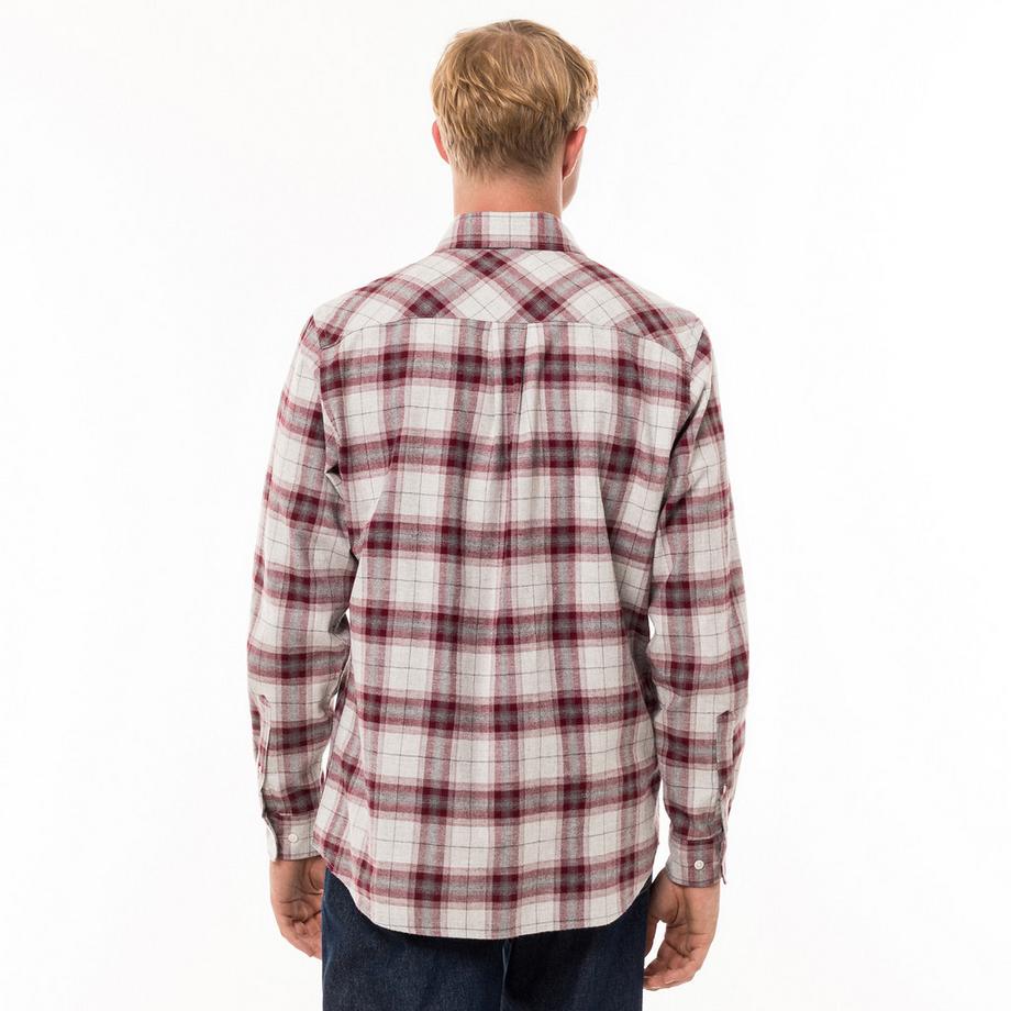 Manor Man Classic Fit Langarm Flanellhemd  