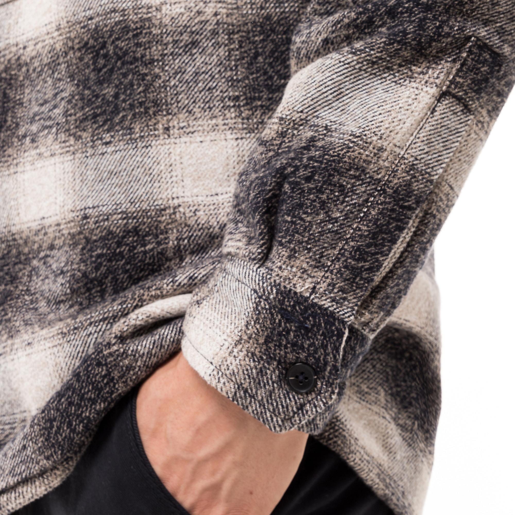 Manor Man Kariertes Overshirt  