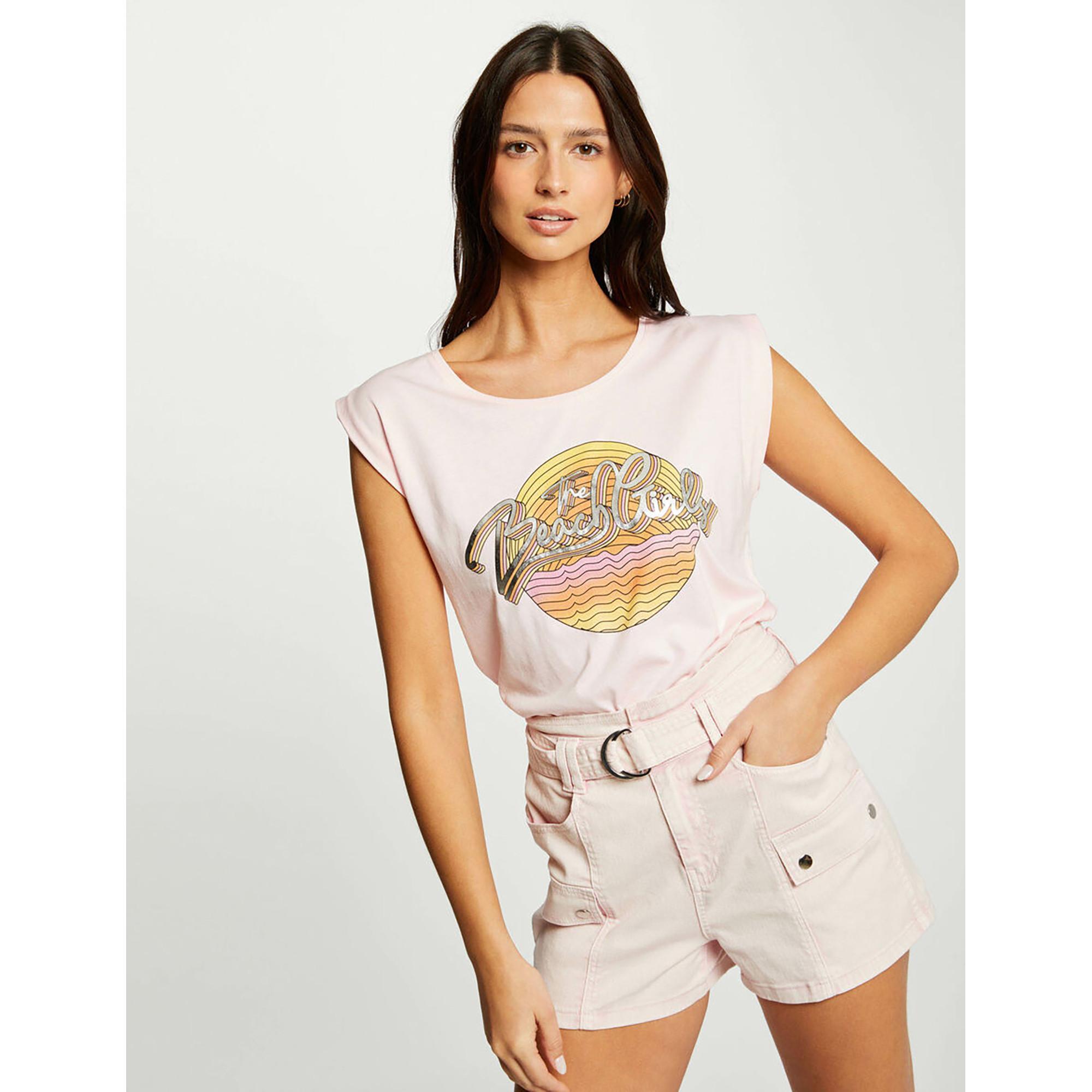 Image of T-shirt Damen Hellrosa XS