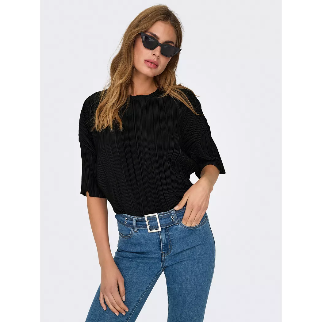 ONLY T-Shirt ONLLUCY  schwarz   L damen 2