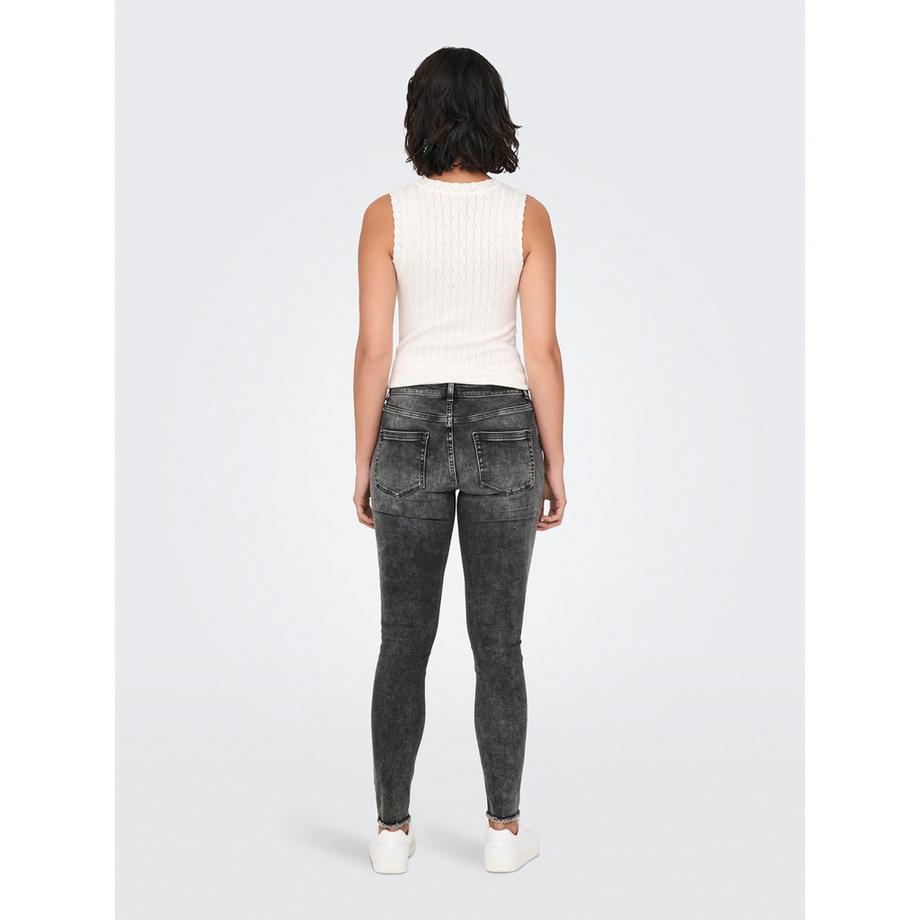 ONLY Slim Fit Knöchellange Jeans  