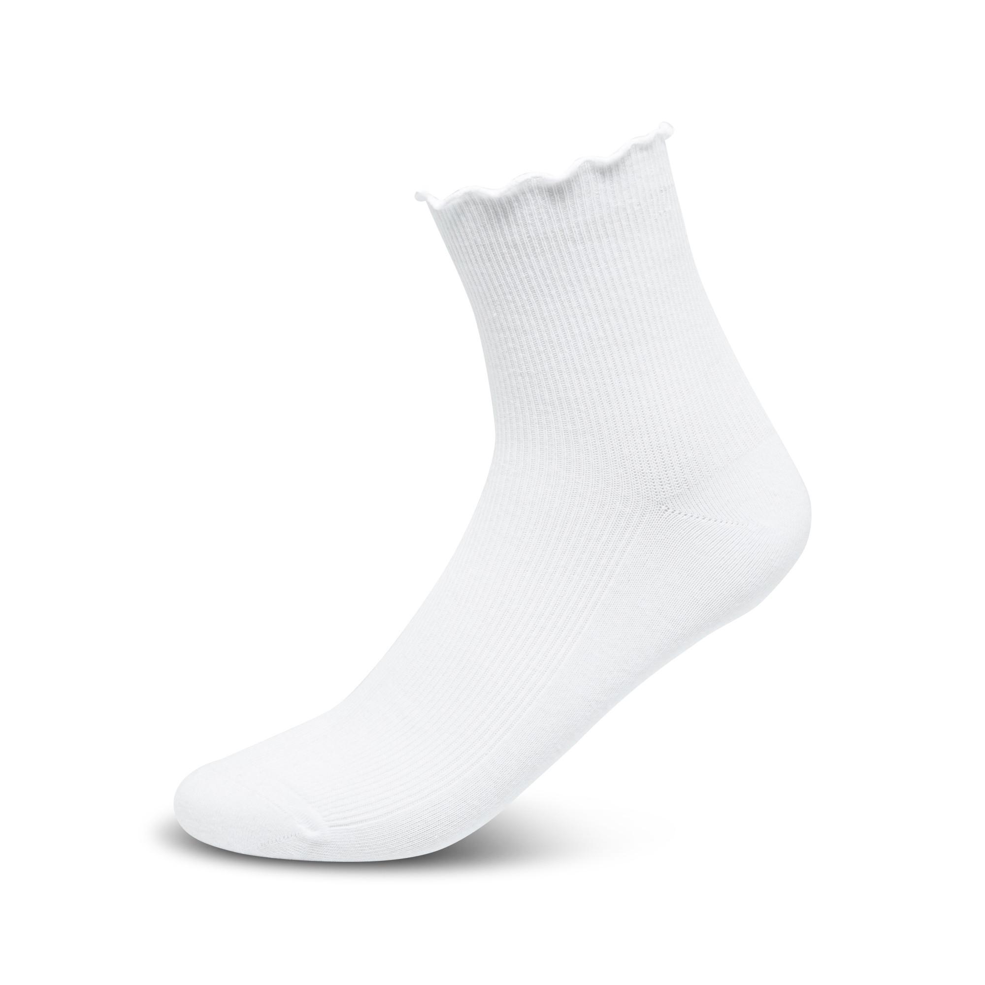 Manor Woman Quarter Curly 5P Calze a Costine alla Caviglia  