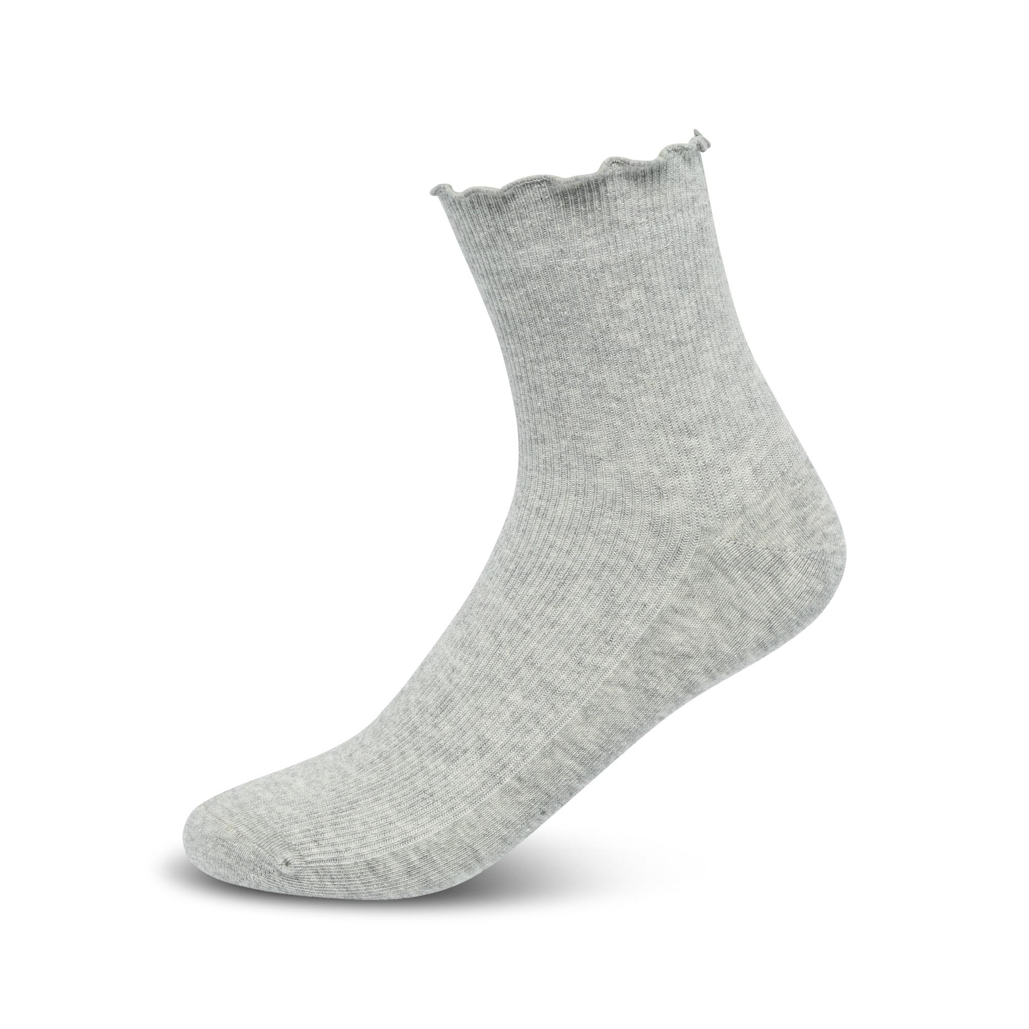 Manor Woman Quarter Curly 5P Calze a Costine alla Caviglia  