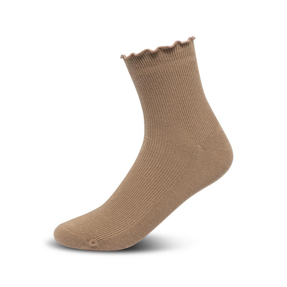 Manor Woman Quarter Curly 5P Calze a Costine alla Caviglia  