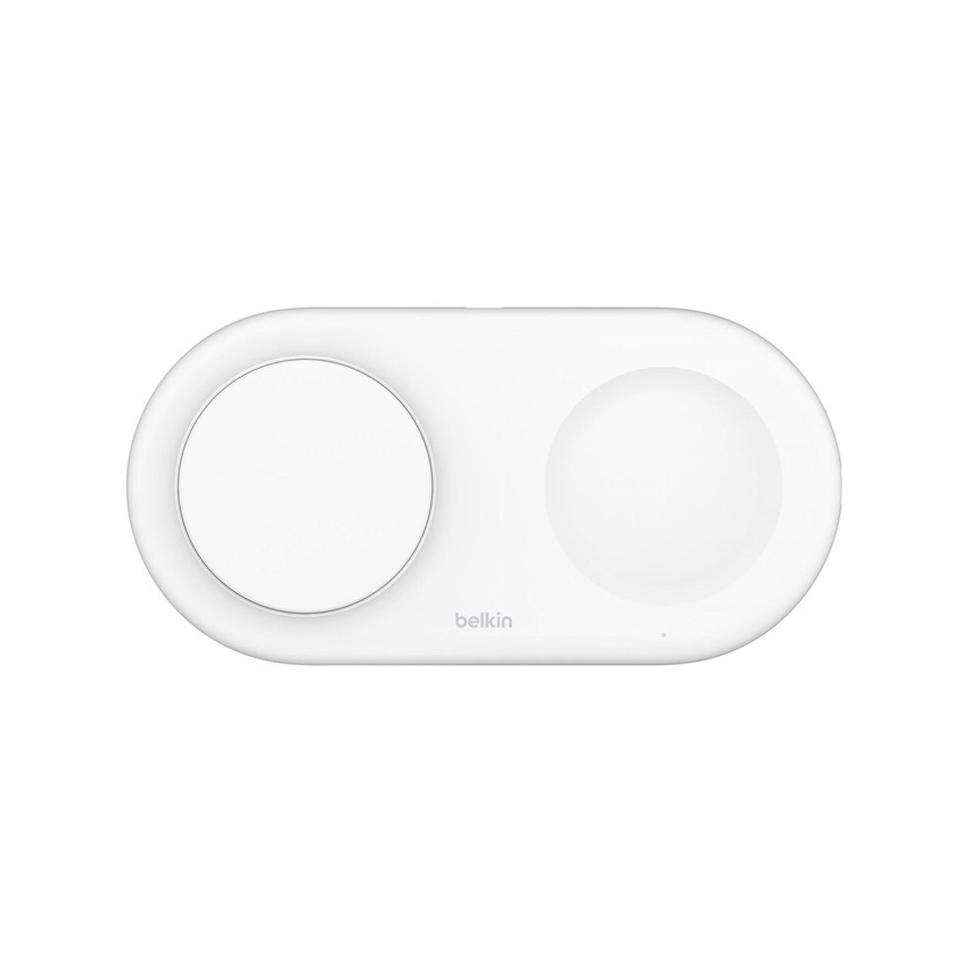 belkin Boost Charge Pro 2-in-1 Wireless Charging Pad with Qi2 Adaptateur secteur USB 