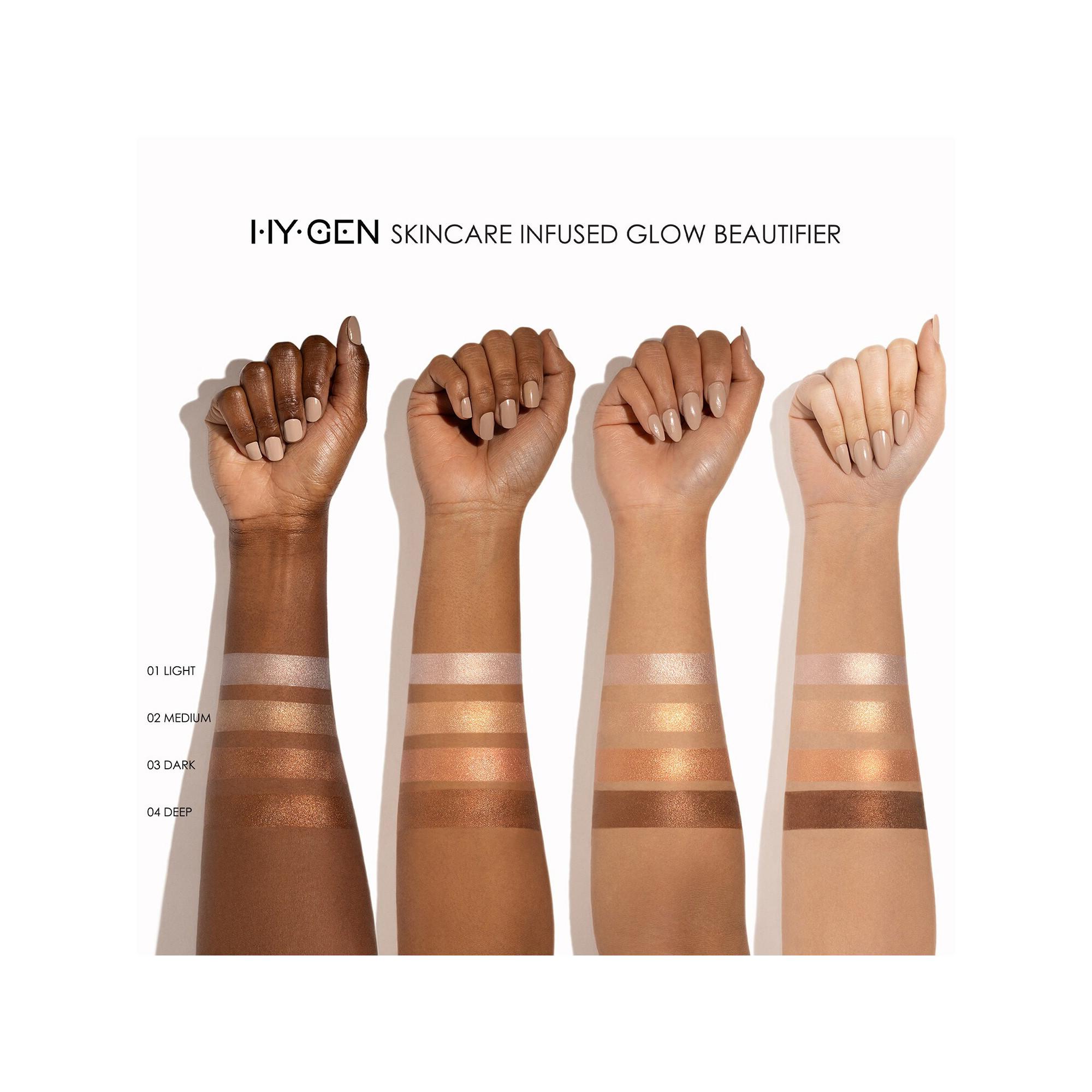 NATASHA DENONA Hy-Gen Skincare Infused Glow Beautifier Poudre illuminatrice éclatante 