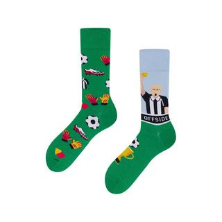 Many Mornings The Referee Wadenlange Socken 