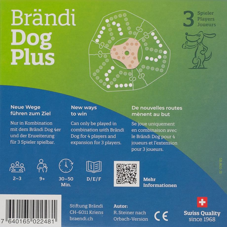 Brändi  Dog Plus für 3 Spieler 
