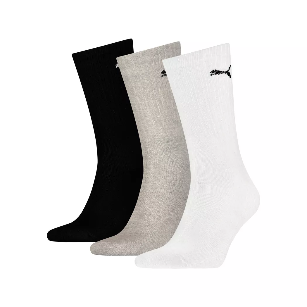 Kurzsocken PUMA "Socken 3er Pack", Herren, Gr. 35-38, bunt (mehrfarbig), Obermaterial: 65% Baumwolle CO. 28% Polyester PES. 5% Polyamid PA. 2% Elasthan EL., Socken