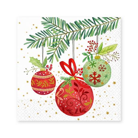 ATELIER Serviettes en papier, 20 pièces Festive 