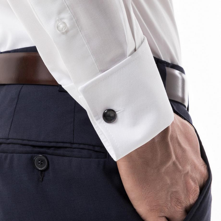 Manor Man Modern Fit Langarmhemd  