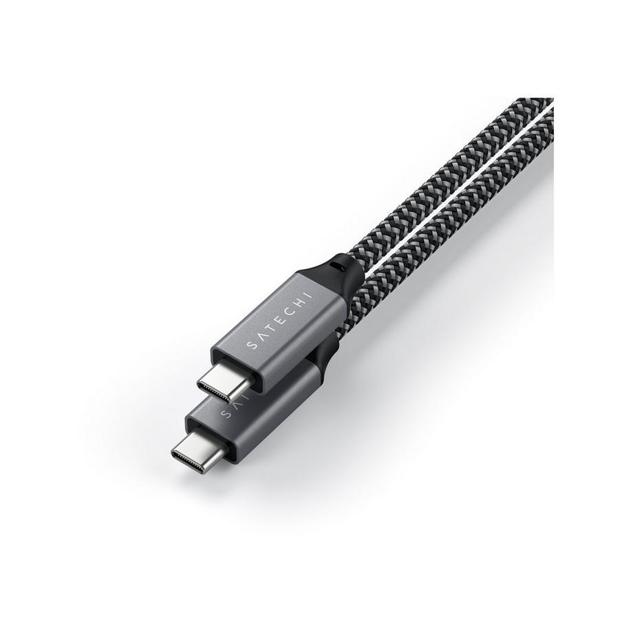SATECHI Braidkabel 80cm 100W Câble USB-C de recharge/synchronisation
 