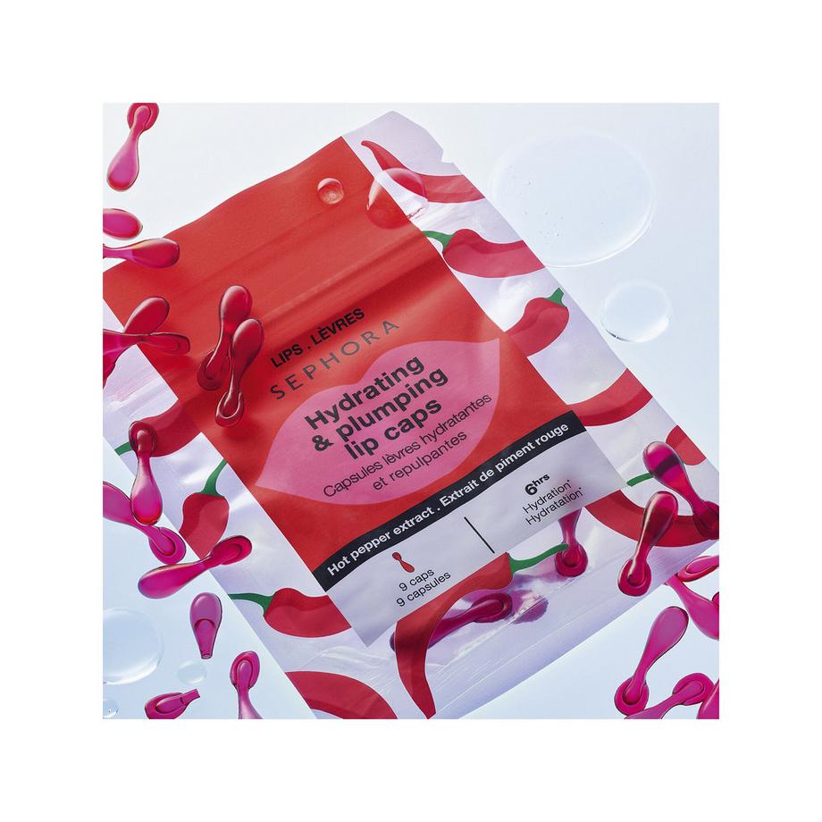 SEPHORA  Aufpolsternde Feuchtigkeitskapseln für die Lippen - Minikapsel, Scharfes Volumen 
