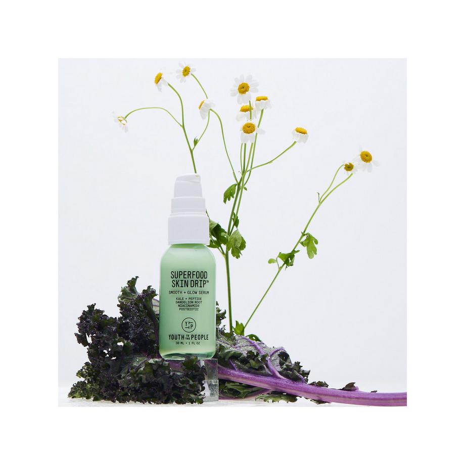YOUTH TO THE PEOPLE  Superfood Skin Drip™ - Sérum Lissant + Illuminateur enrichi en Chou Kale 