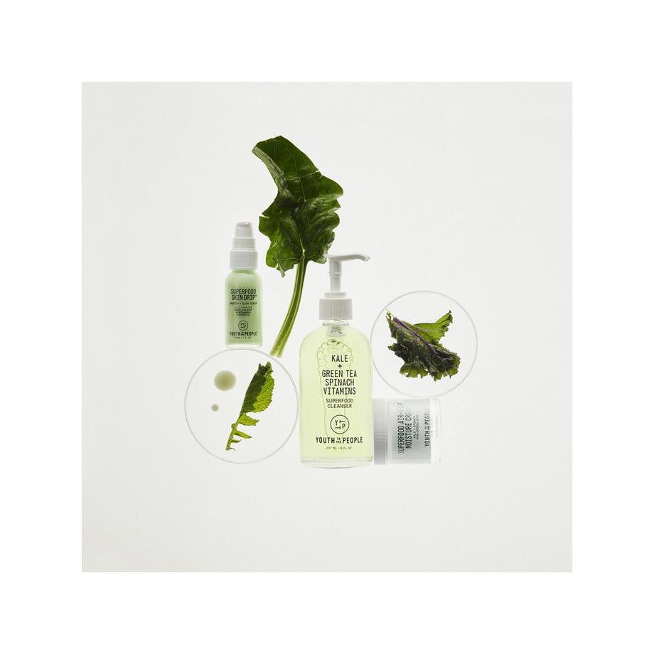 YOUTH TO THE PEOPLE  Superfood Skin Drip™ - Sérum Lissant + Illuminateur enrichi en Chou Kale 