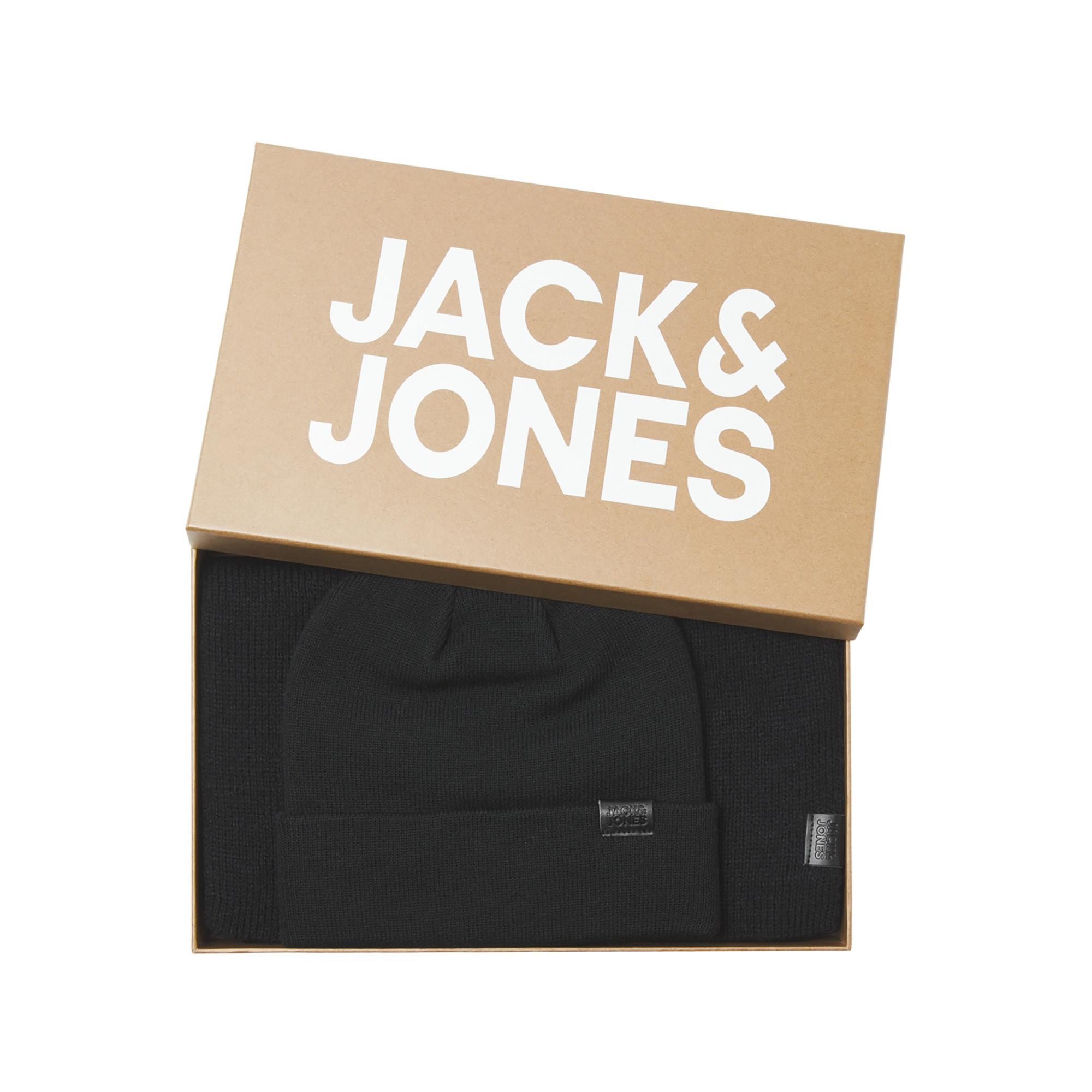 JACK & JONES JACJOLLY KNIT GIFTBOX Set: Schal und Mütze 