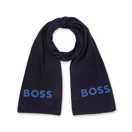 BOSS Elio Écharpe en Laine Tricotée  