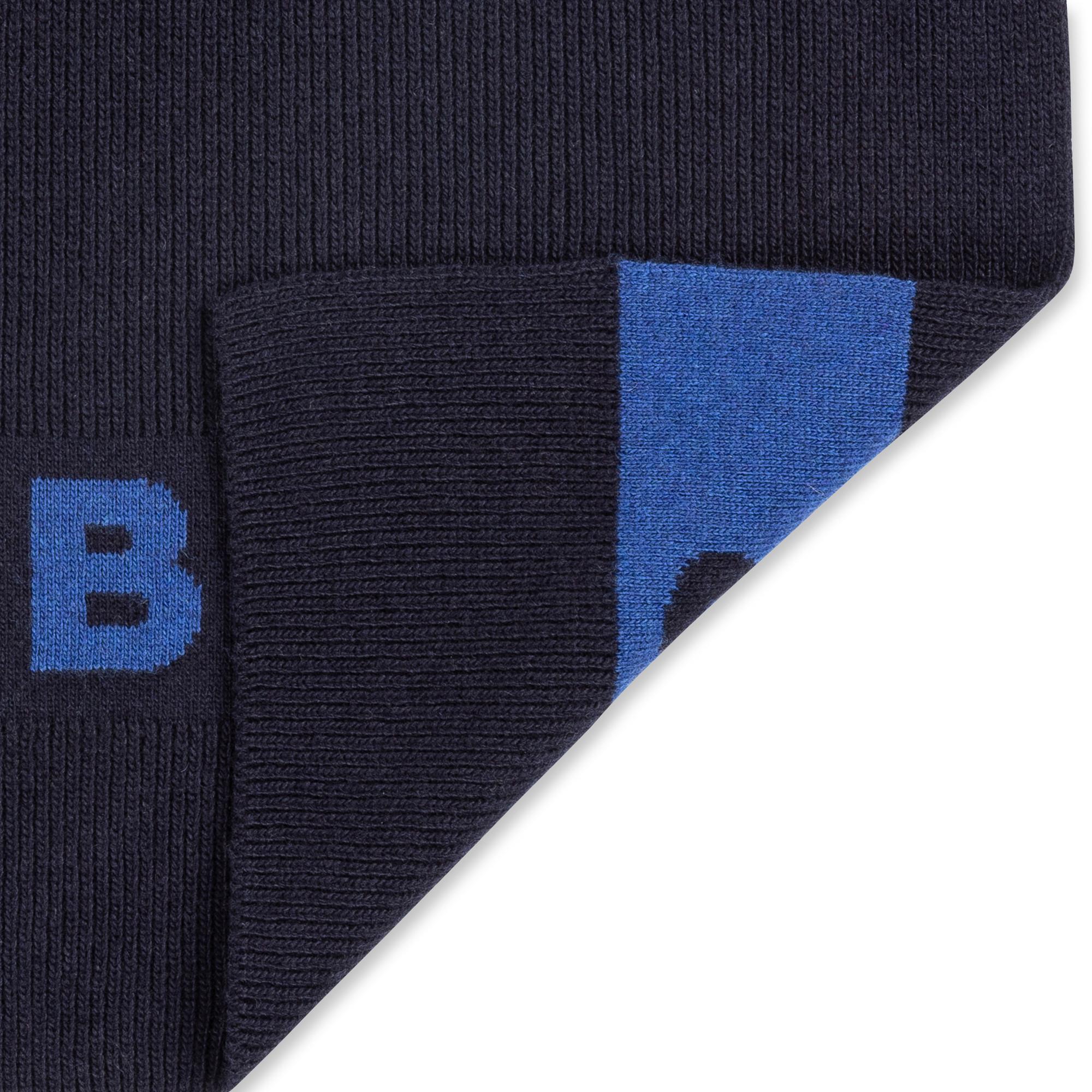 BOSS Elio Écharpe en Laine Tricotée  