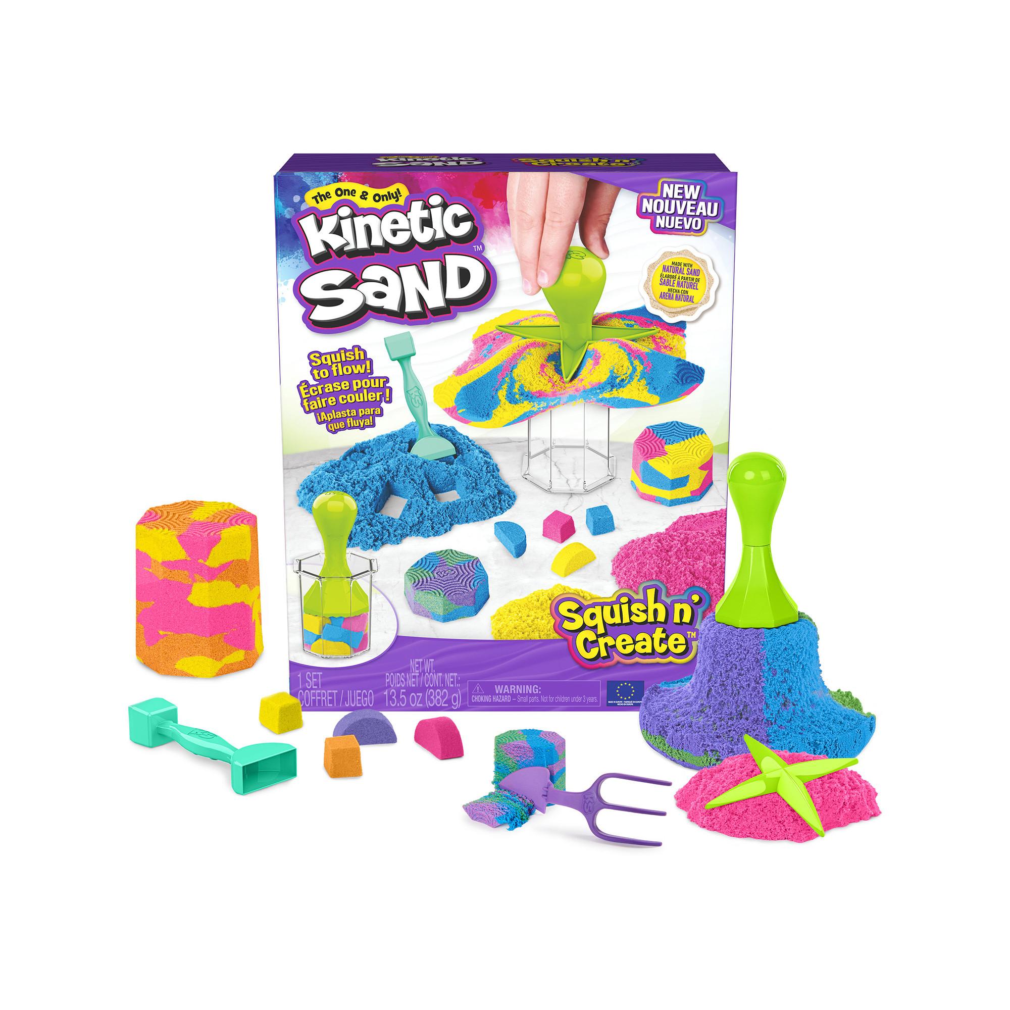 kinetic sand  Kinetic Sand Squish N’ Create Set 