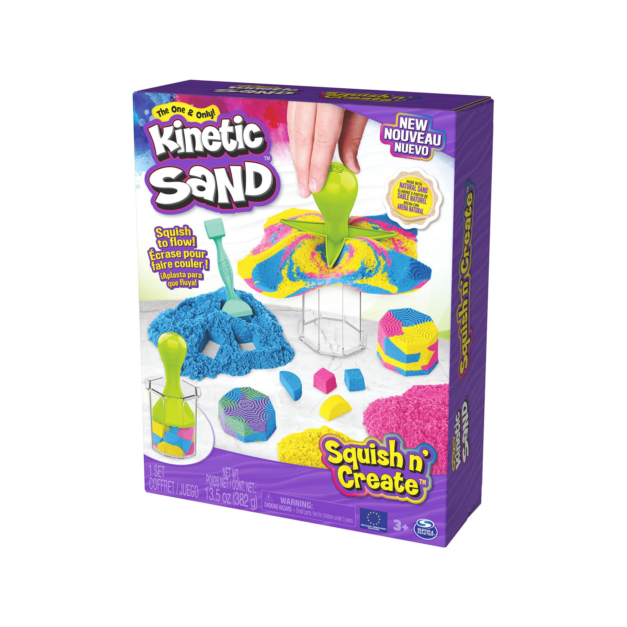 kinetic sand  Kinetic Sand Squish N’ Create Set 