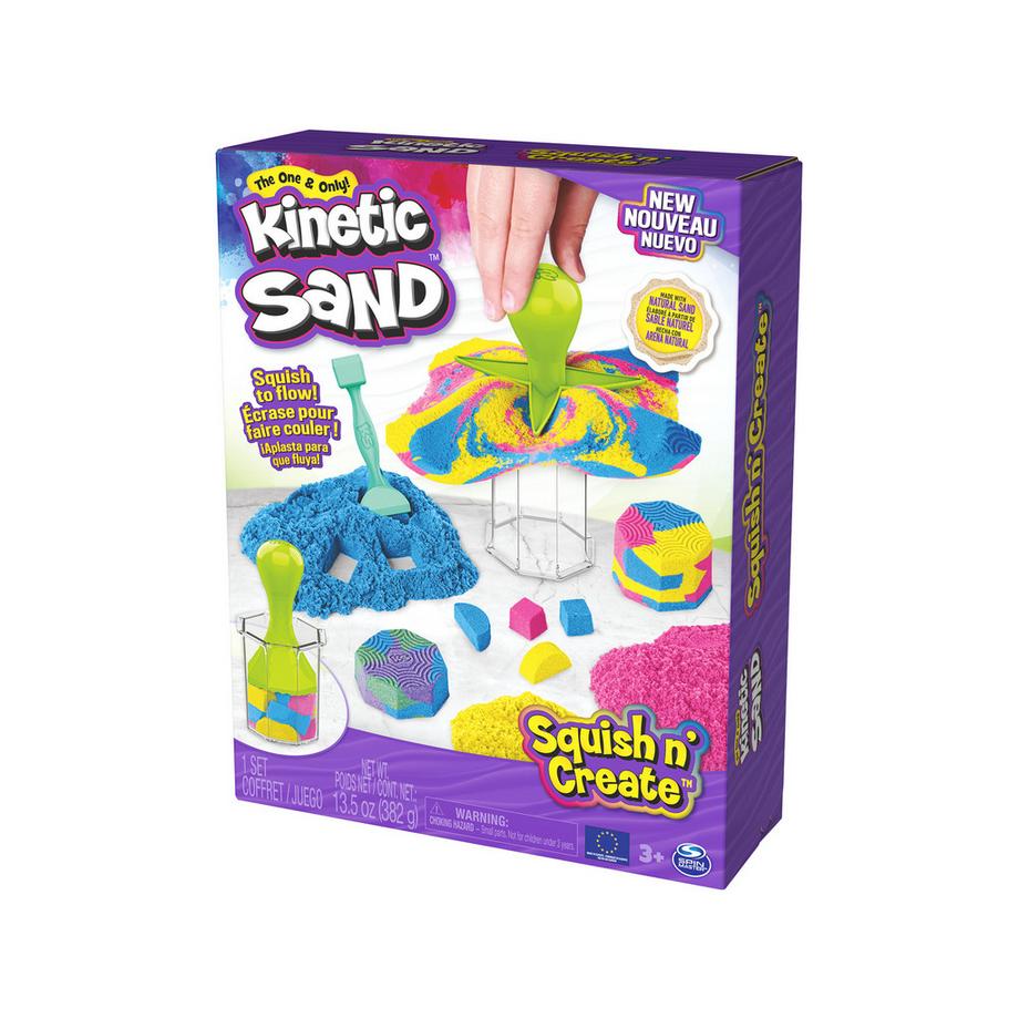 kinetic sand  Kinetic Sand Squish N’ Create Set 