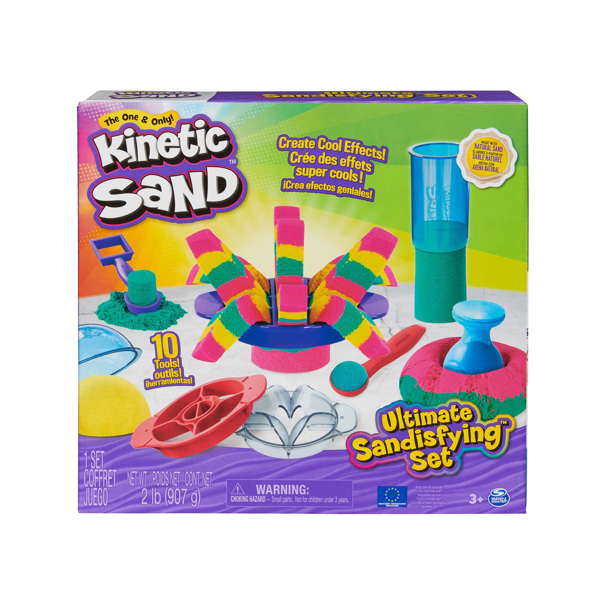kinetic sand  Kinetic Sand Sandisfying Set 