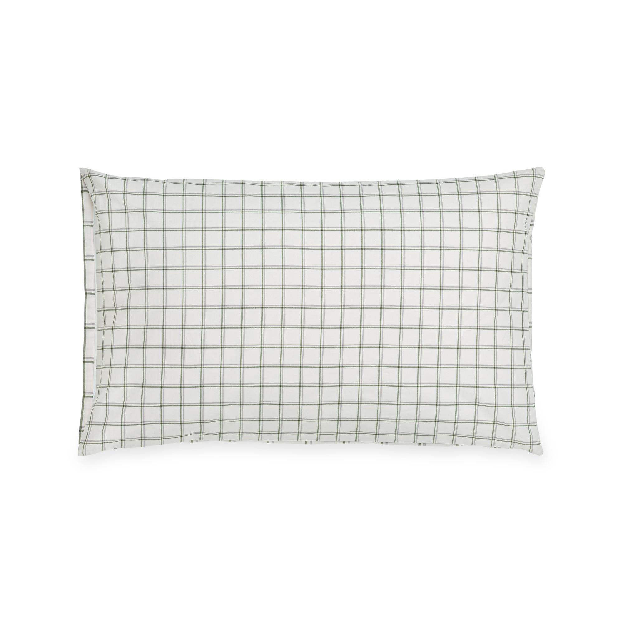 Manor Berga Taie d'oreiller en flanelle à carreaux  