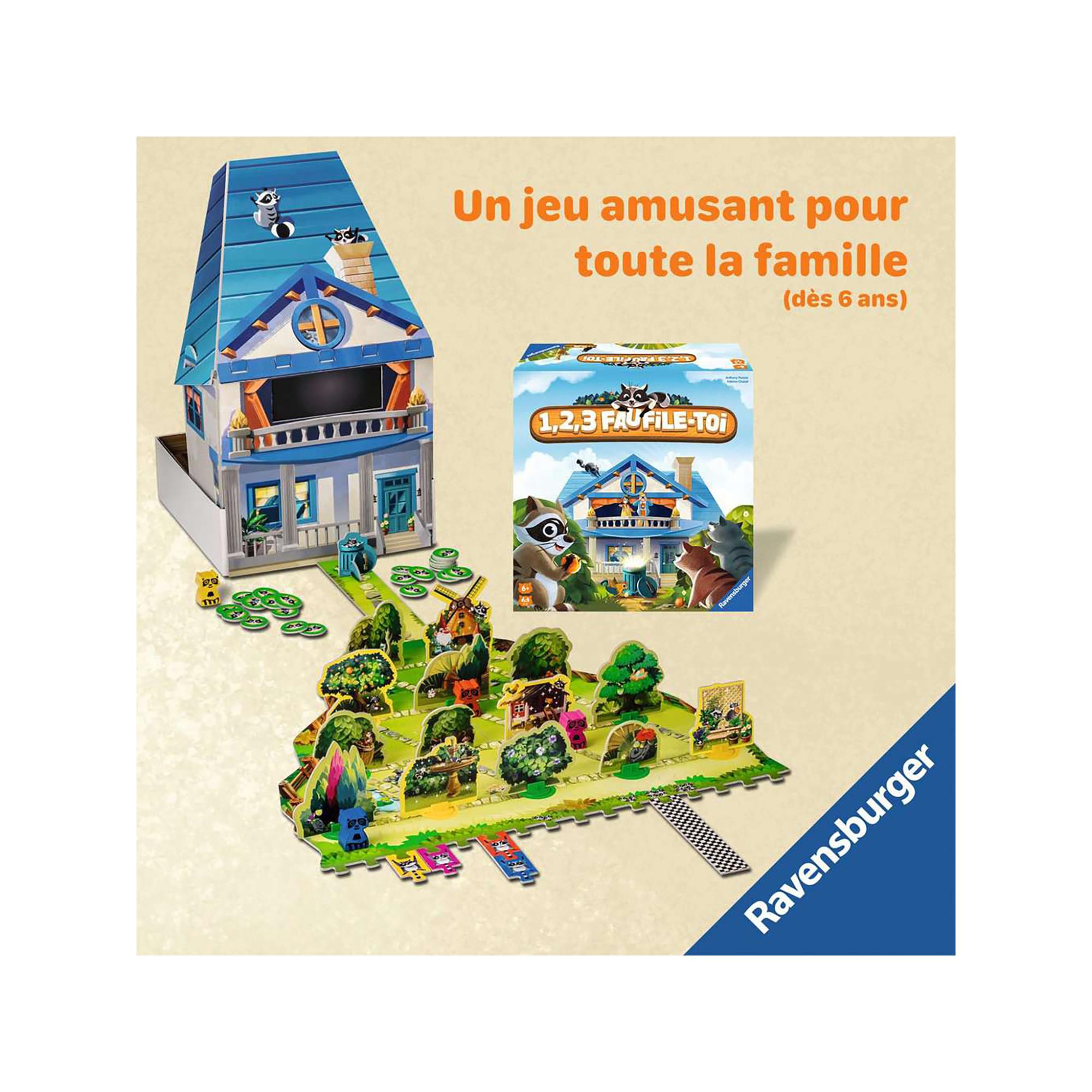 Ravensburger  1,2,3 Faufile-toi! – Francese 