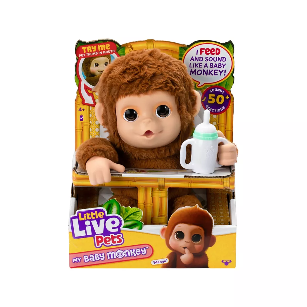 Little Live Pets - Interaktives Äffchen-Baby, Multicolor
