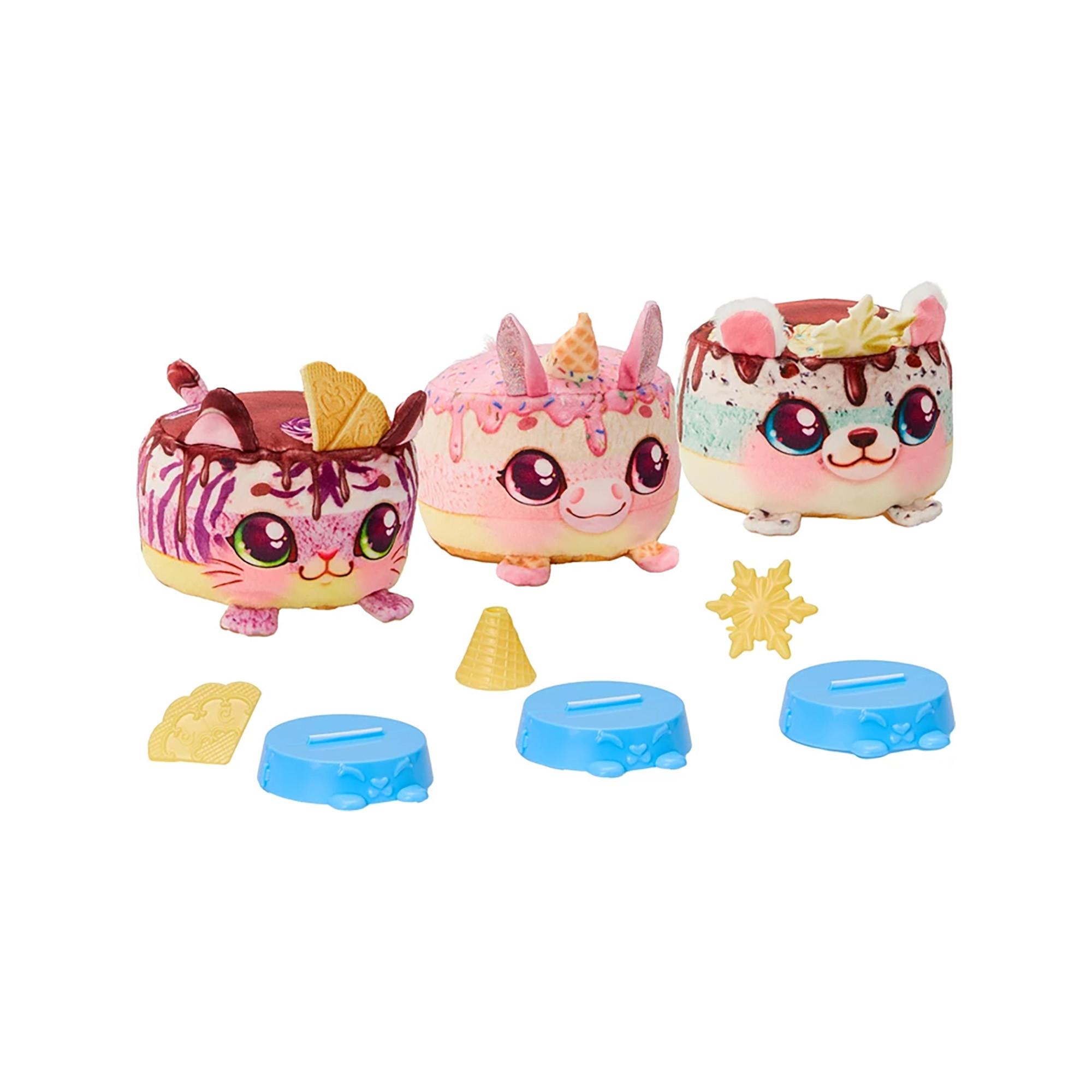 Moose Toys  Freezy Cakes Gâteau glacé en peluche, paquet surprise 