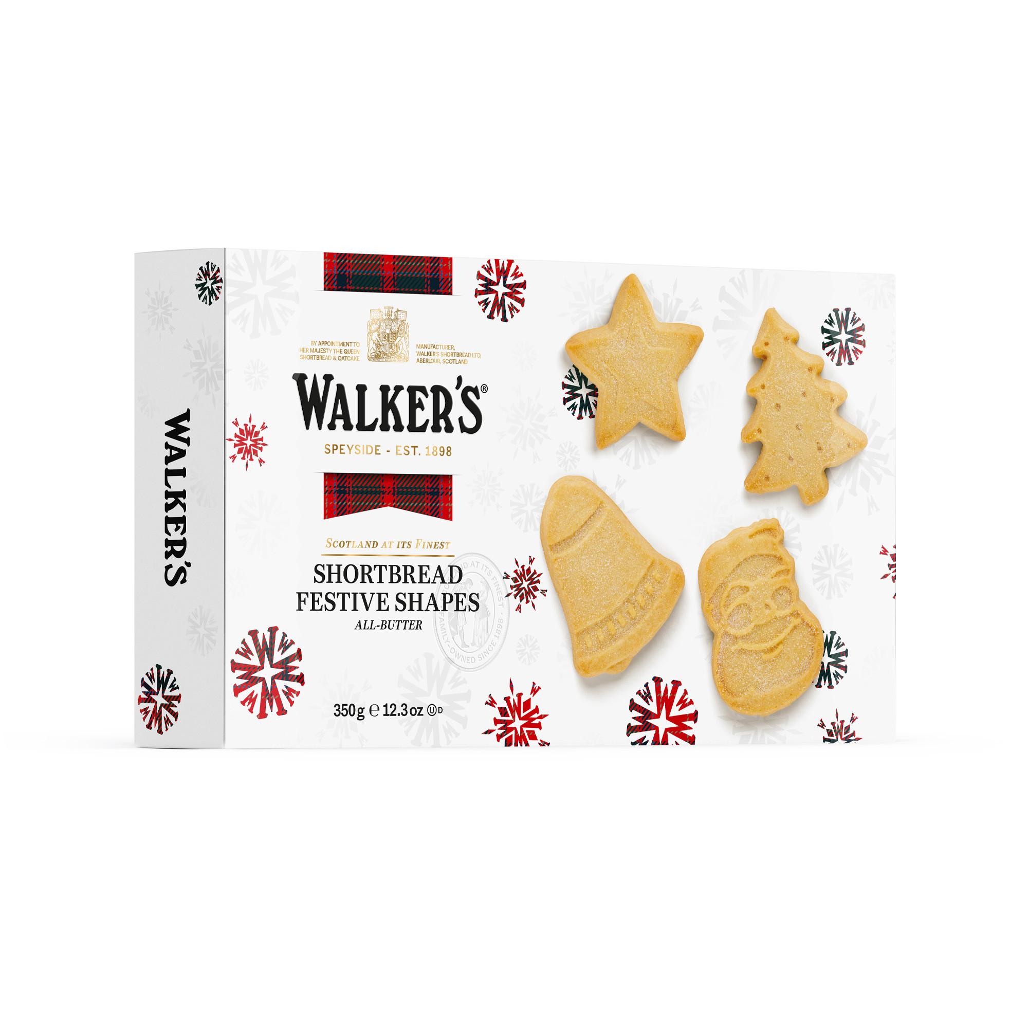 WALKERS XMAS Walkers Shortbread Festive Shapes 