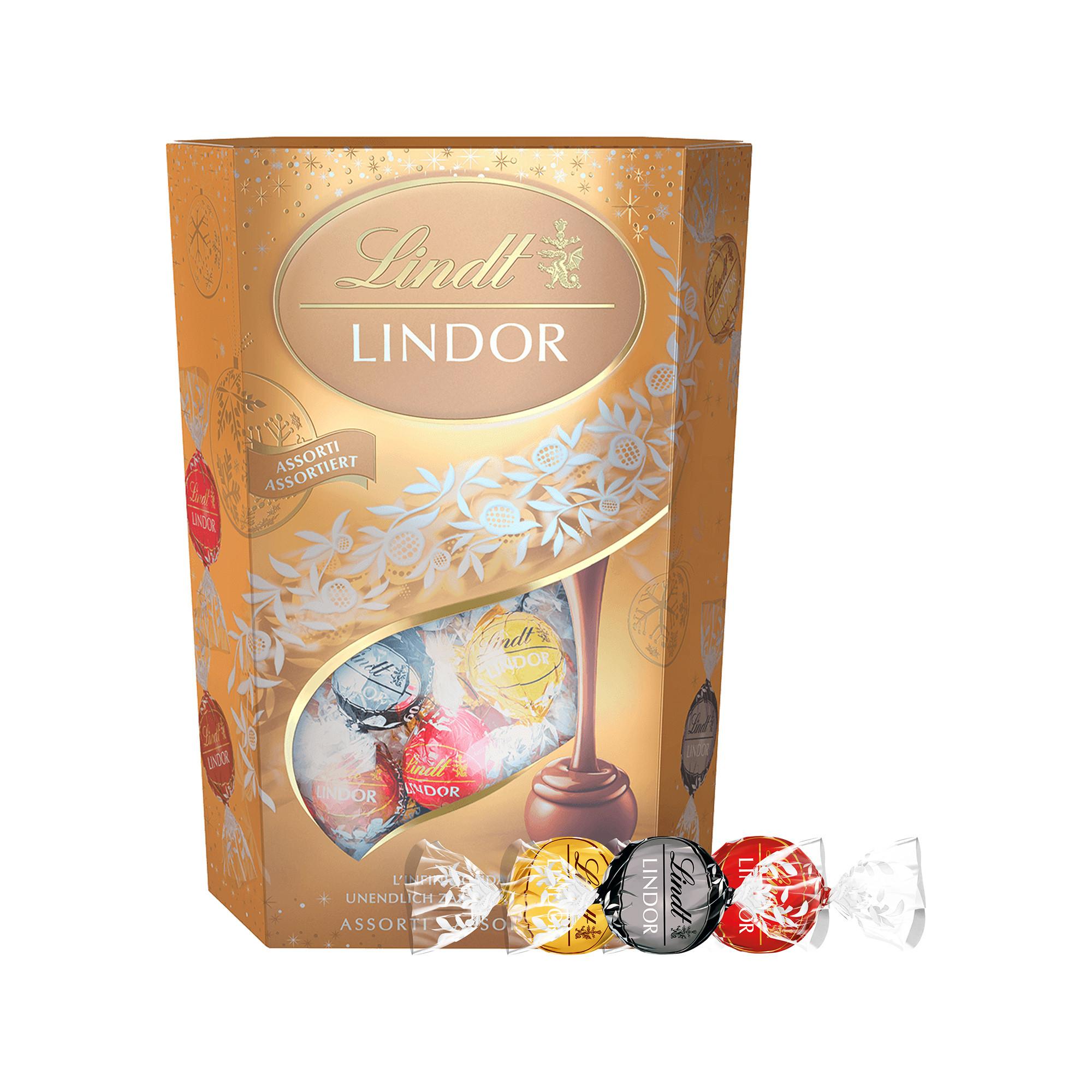 Lindt XMAS Lindt Lindor Assortito Regalo Esclusivo di Natale 625g 