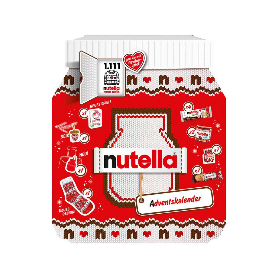  XMAS Calendrier de l'Avent Nutella 