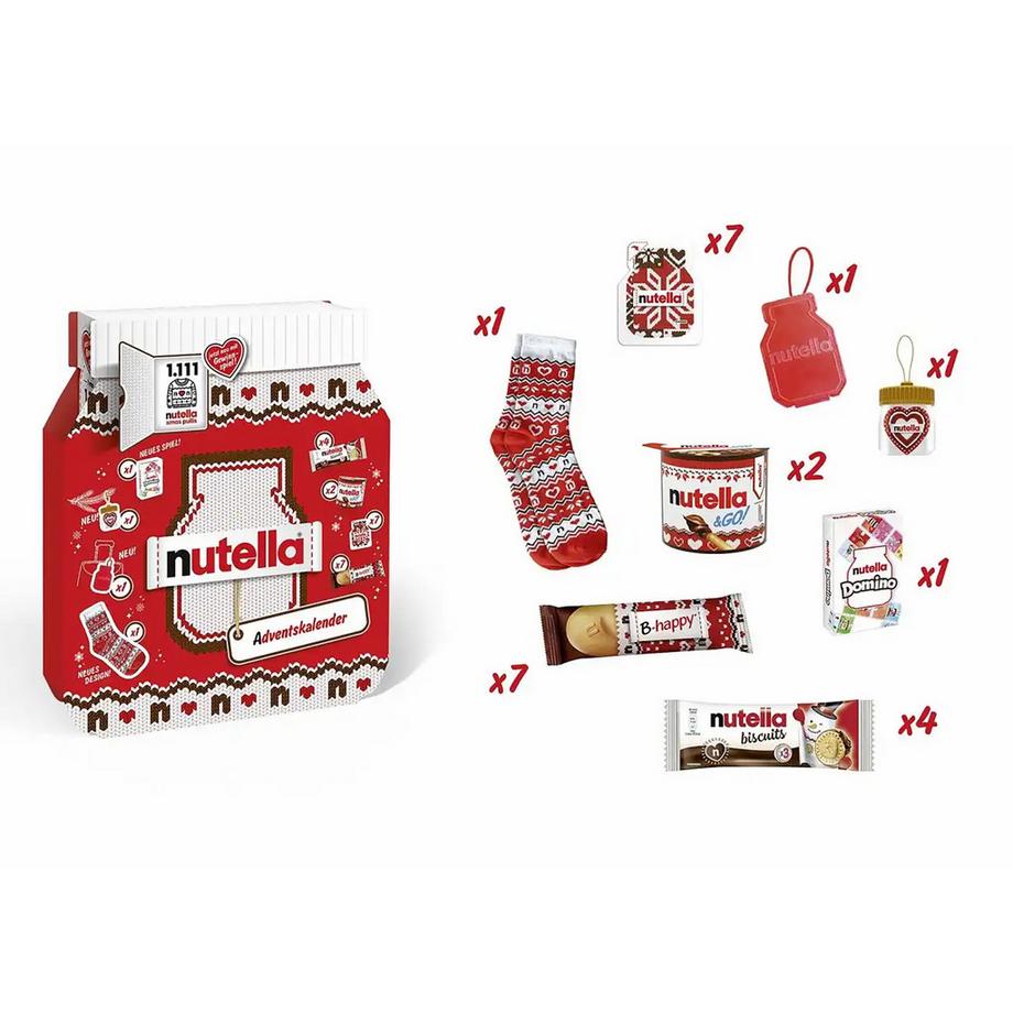  XMAS Calendrier de l'Avent Nutella 