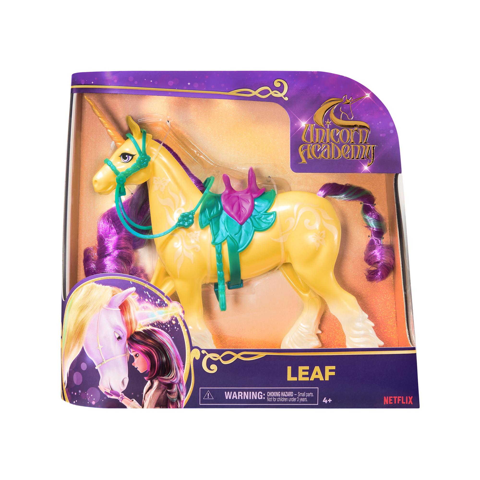 Unicorn Academy Ava & Leaf Set - Einhorn Figur Mit Bürste Für Kinder Ab 4