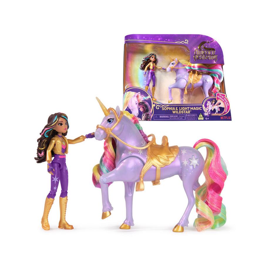 Sophia & Light Magic Wildstar con effetti di illuminazione arcobaleno