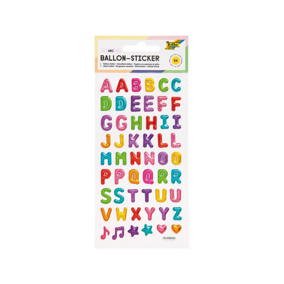 Folia Stickerset ABC 