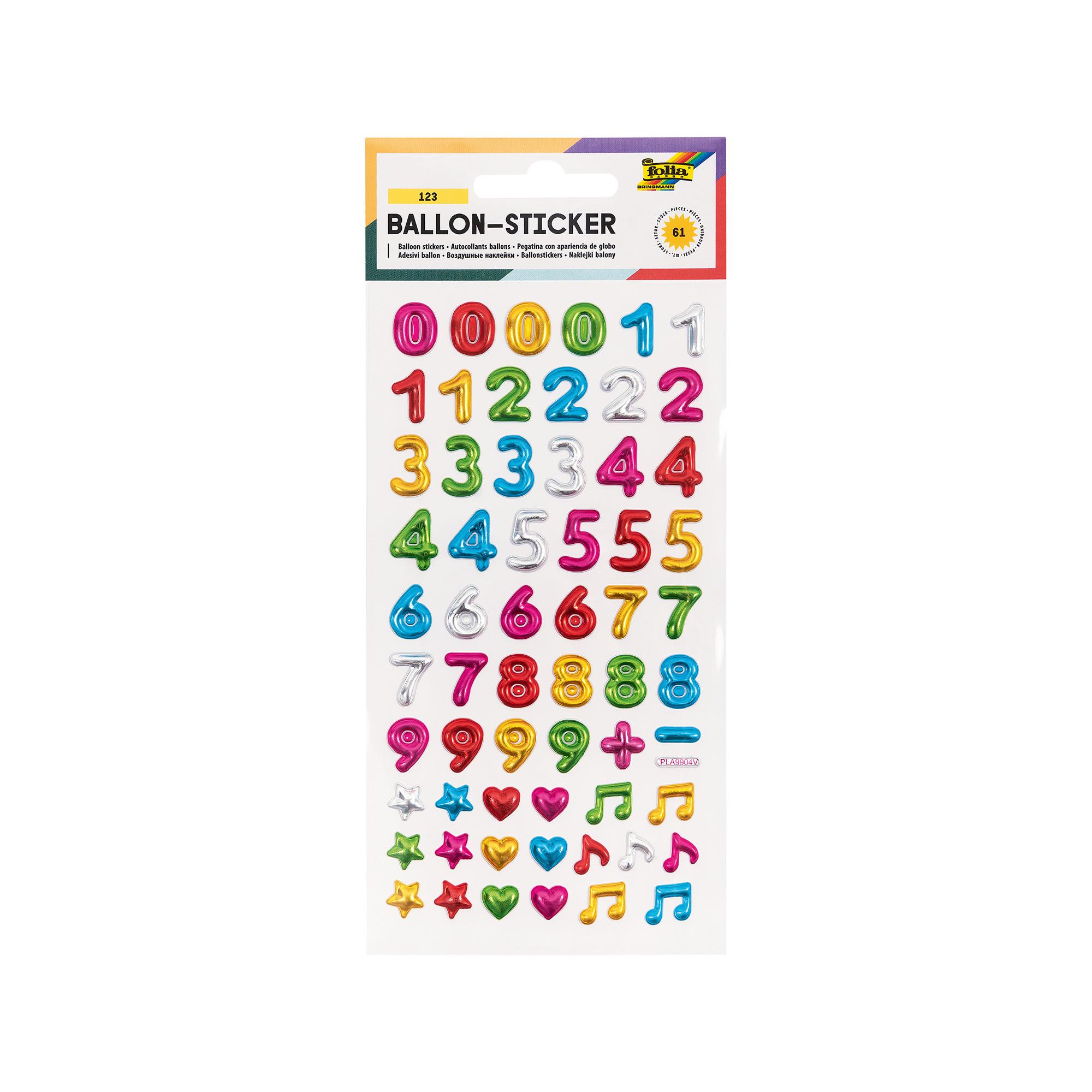 Folia Stickerset 123 