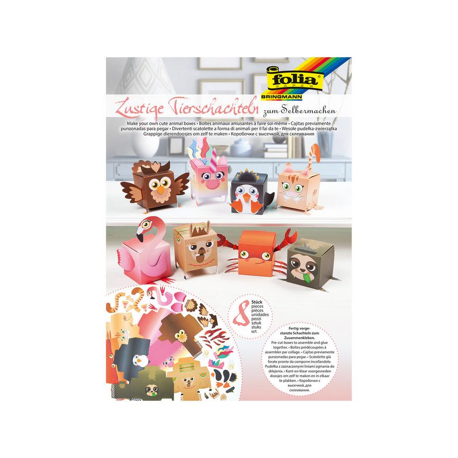 Folia Geschenkeschachtel Gitter
  