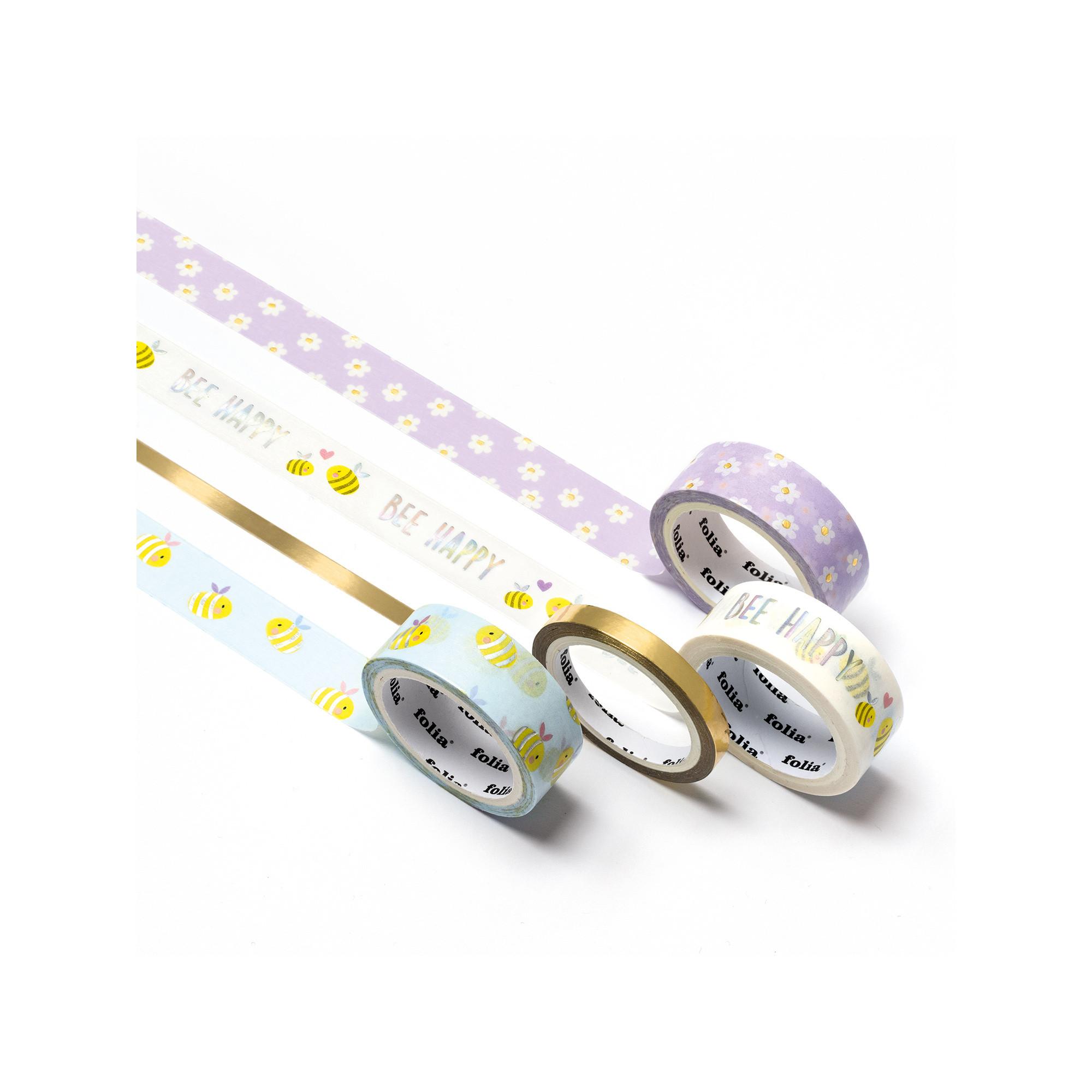 Folia Washi-Tape Hotfoil Bees 