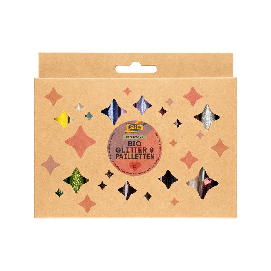 Folia Glitter Set Rainbow 