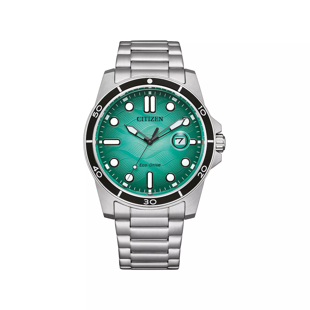 Citizen - Analoguhr, EcoDrive, 41mm, Silber