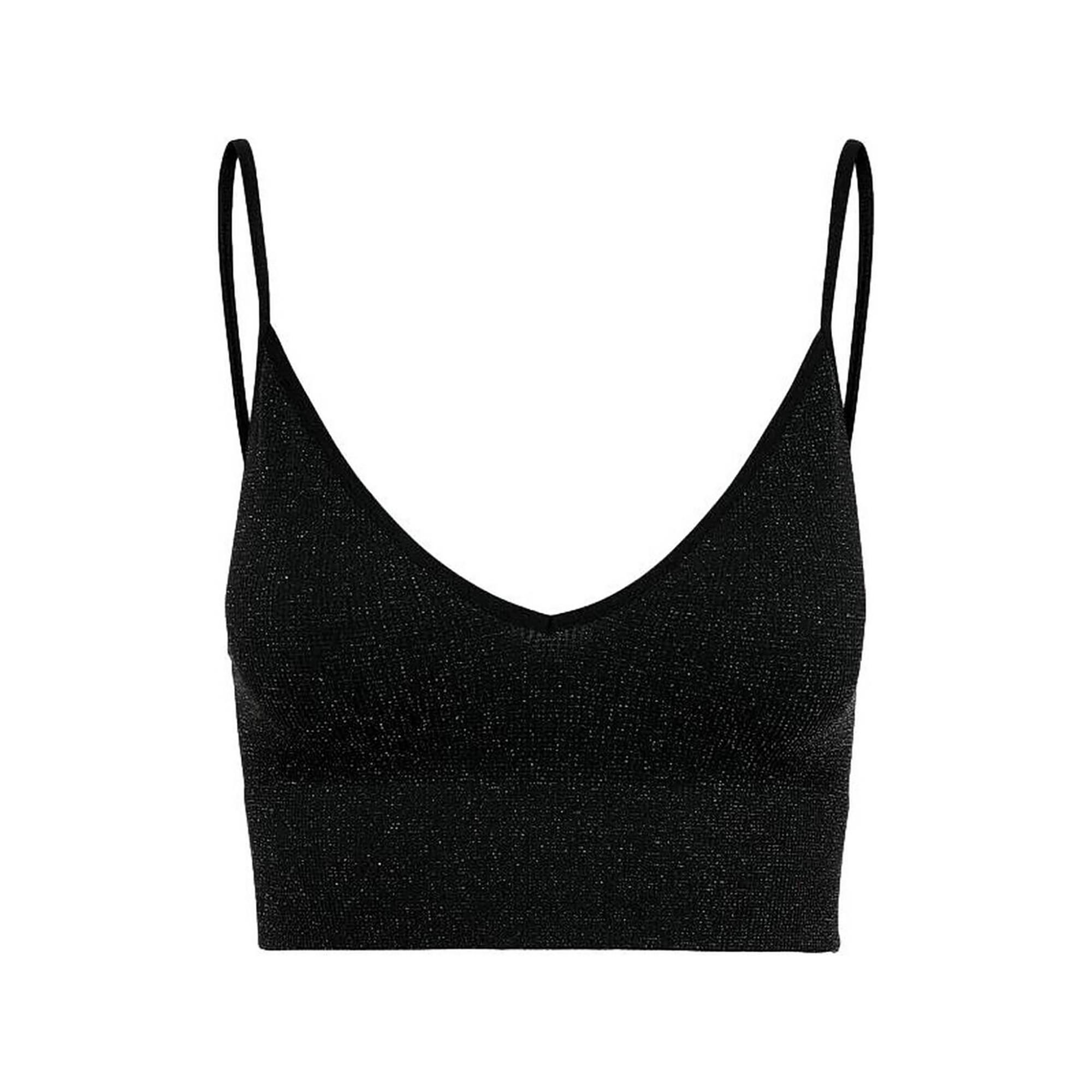 Only Lingerie Vicky Lurex Seamless V-Neck Top Bralet 