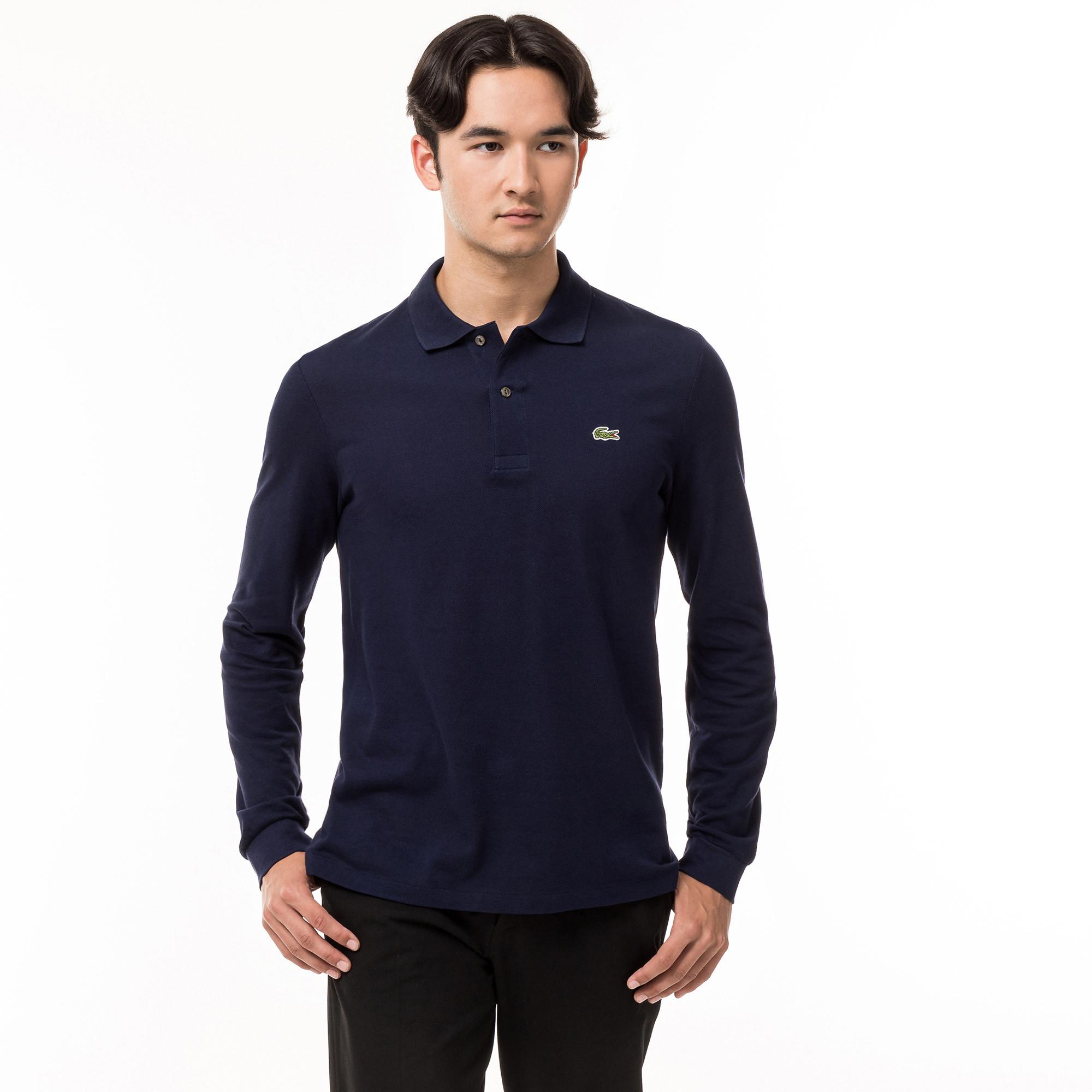 LACOSTE L1312 Polo, Classic Fit, manches longues 