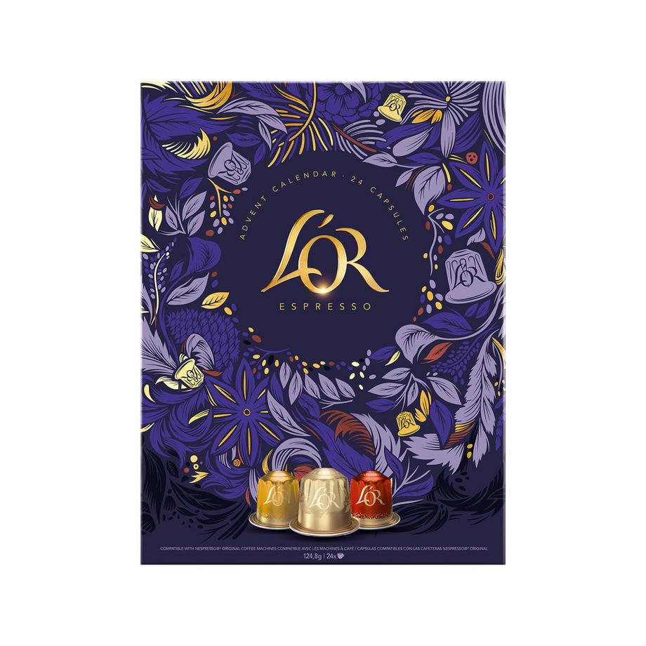 JACOBS XMAS Calendrier de l'Avent L'Or avec 24 capsules 