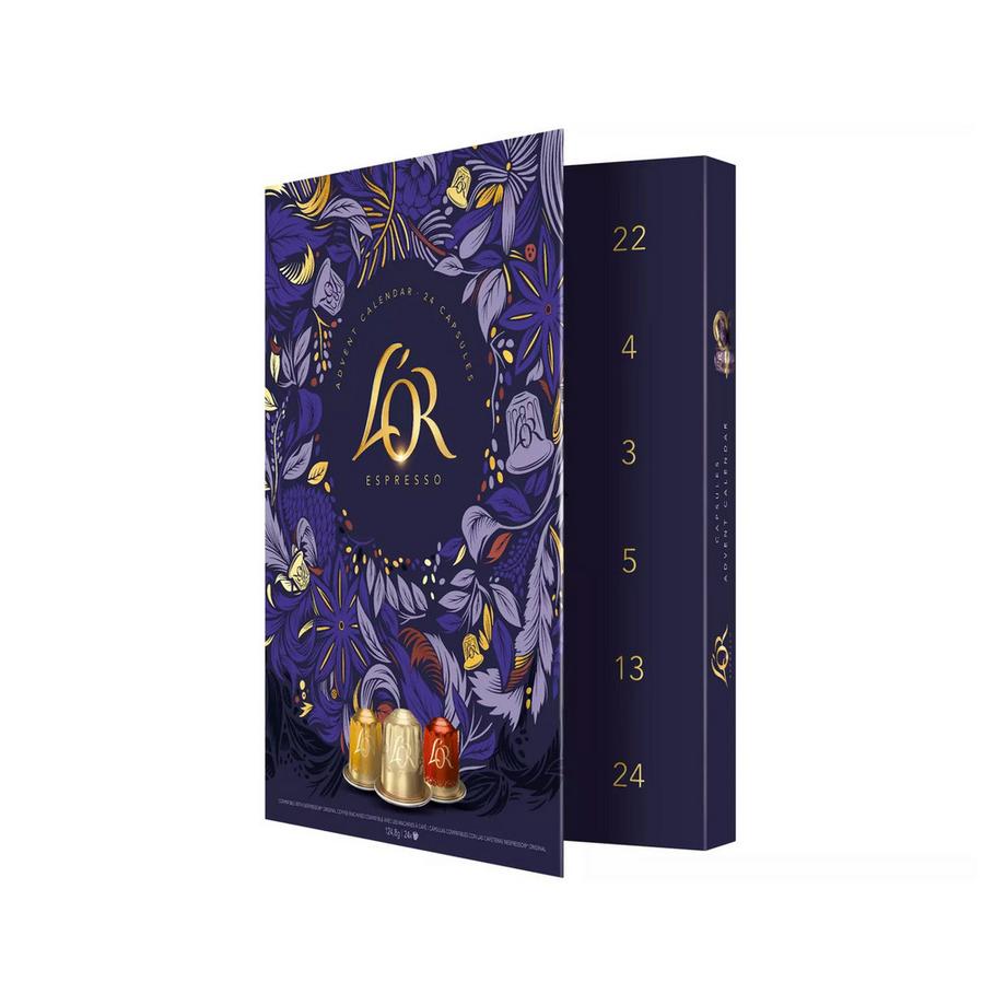 JACOBS XMAS Calendrier de l'Avent L'Or avec 24 capsules 