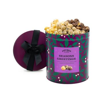 Season's Greetings Boîte cadeau pour pop-corn