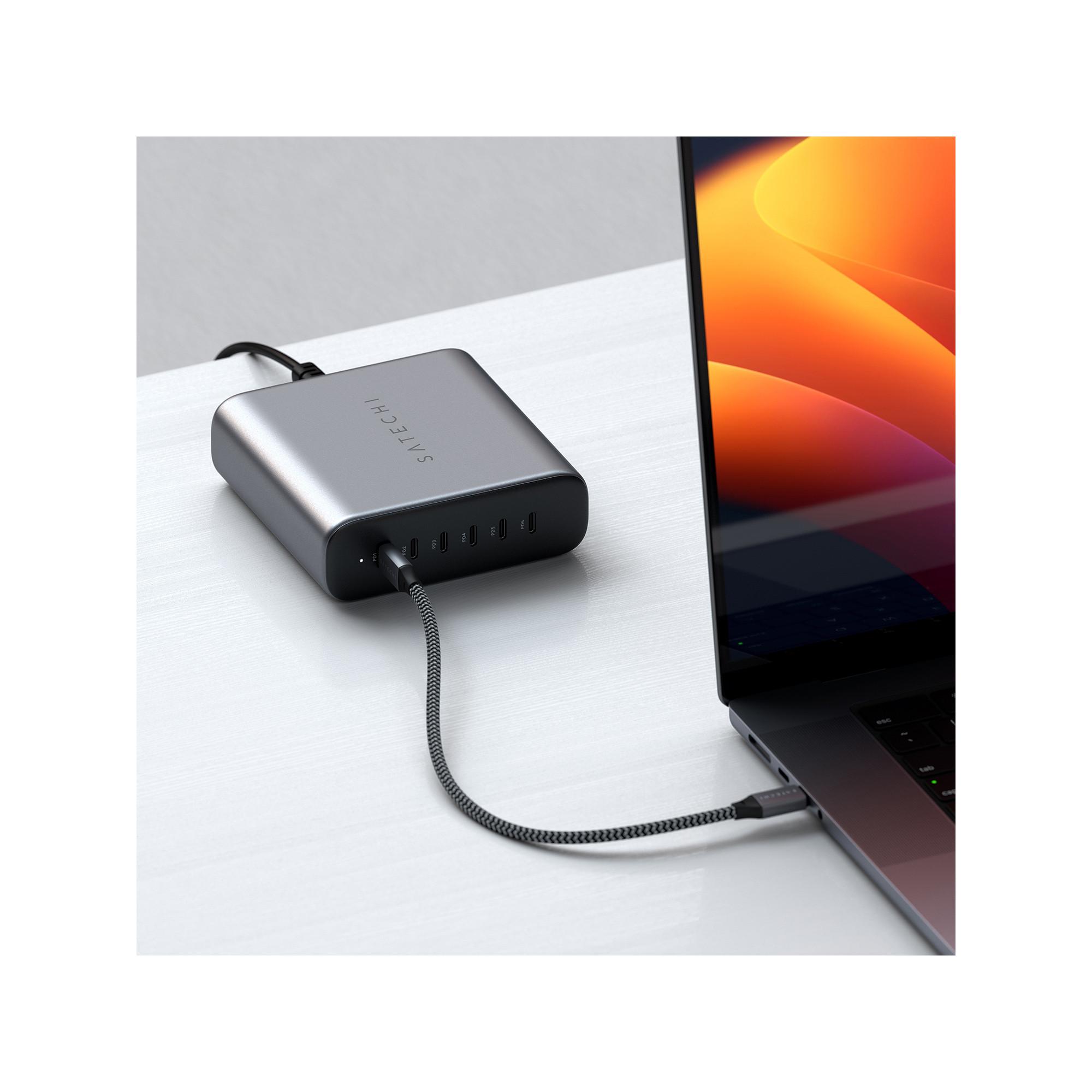 SATECHI USB-C 6-Port GaN Charger 200W USB Charger
 